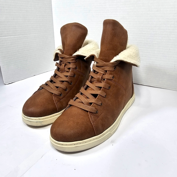 Indigo Shoes - Indigo Brown Ankle Boots with Cream Lining